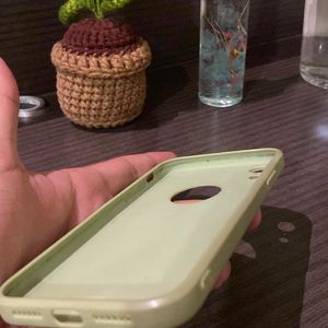 Iphone Xr Pastel Green Colour Cover