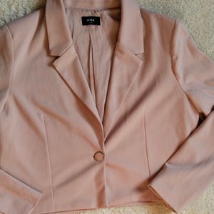 Baby Pink Cropped Blazer