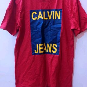 Calvin Klein Red T-shirt (Men's)