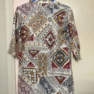 Short Multi Coloured Kurti