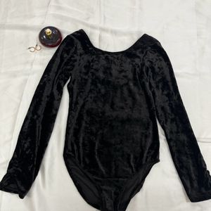 black Velvet  Bodysuit