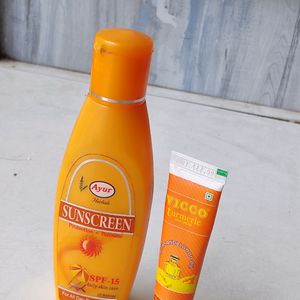 Sunscreen +vicco Cream