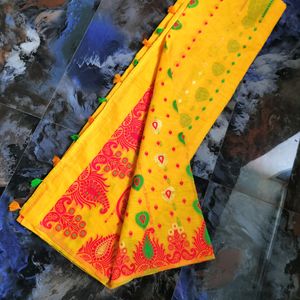 Tant Jamdani Saree