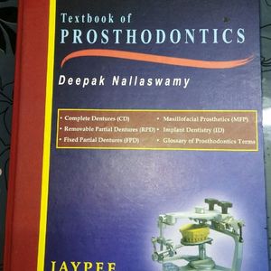 Textbook Of PROSTHODONTICS by Deepak Nallaswamy