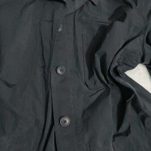 Black Windbreaker Jacket