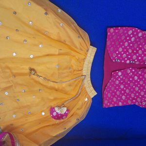 3 Piece Ghagra For 6 To 18 Mon