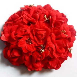 Flower Jewelry Hair Bun