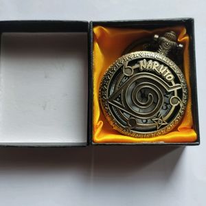 Antique Looking Naruto Anime Pocket Watch