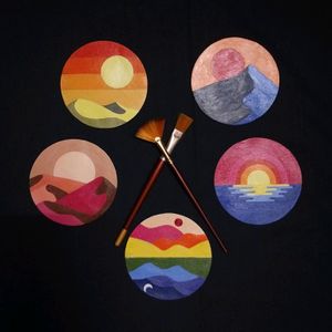 Aesthetic Acrylic Painting Set