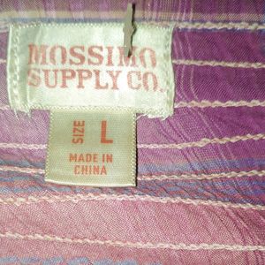 Mosimo Supply Co Pink Purple Plaid Spaghetti Strap