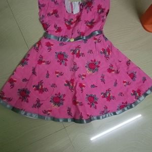 Cotton Frock For 2 Year Kid