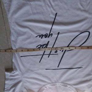 set of two white tees