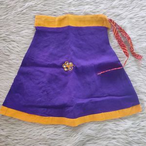 Cotton violet Skirt Set(Girls)