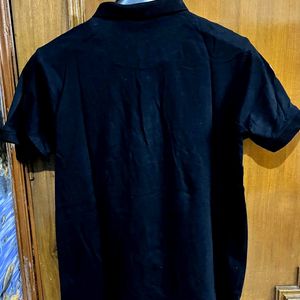 RAPLH LAUREN BLACK POLO TSHIRT