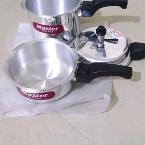 Master 2l+3l Cooker Aluminium Induction Brand New