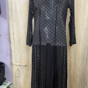 Black Georgette Dress