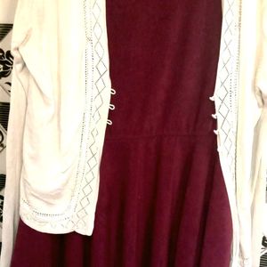 COMBO OF 2 DRESS  TWO SHRUGS KOREAN SKIRTS