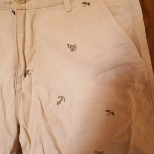 Easybuy Beige Cotton Shorts For Men