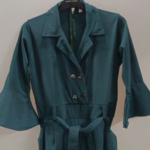 Stylish Dark Green Jumpsuit