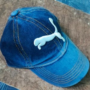 Puma Logo Denim Cap