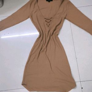 Nude Bodycon Dress