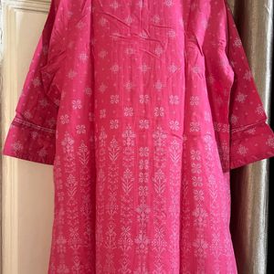 W Kurta And Palazzo Set - Large