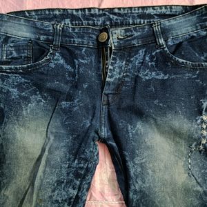 Fancy Side Pattern Jeans
