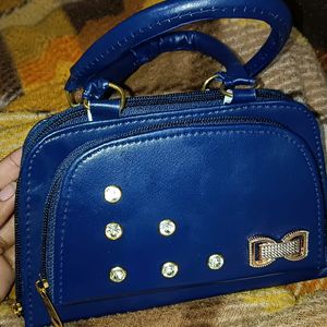 Women Handbag 👜 Navy Blue 🔵