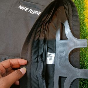 Nike Men Solid Black Track Pants