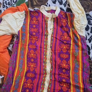 Long Kurti With Dupatta