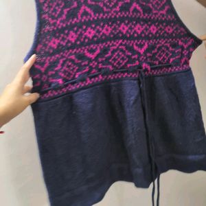 designer woolen peplum top