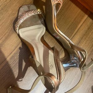 Metro Glass Heel Sandals