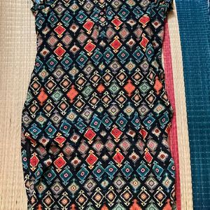 Like New Kurta With Ikkat Pattern