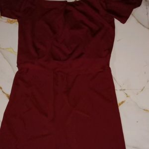 Maroon Jumpsuit For Women