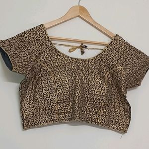 Golden Beautiful Blouse Padded