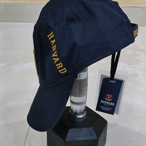 Harvard Men's Navy Blue Cap