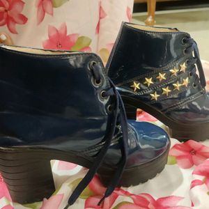 Stylish Navy Blue Boots