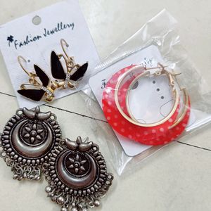 Western And Ethnic Earrings Combo