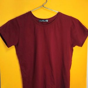 Maroon & Mustard Plain Tees 🤗