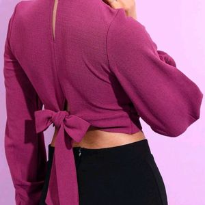 Pink Key Hole Top