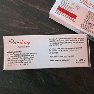 Combo Offer❗️Skinshine 2Soap + 2Cream