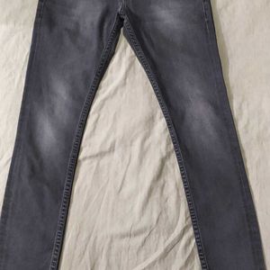 Here And Now Mens Slim Fit Grey Jeans