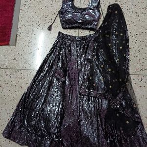 Full Sequin Lehenga