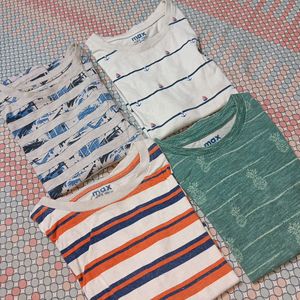 Set Of 4 Tshirt 👕 For Boys