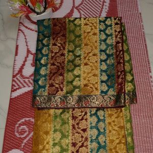 A Beautiful Multi Colour Saree