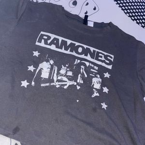 H&M Grey Box Style Tshirt