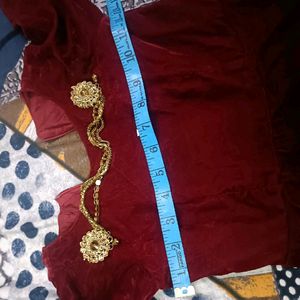 Velvet Party Gown For 4-5 Years Old Girl