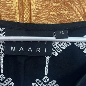 Brand New- Naari Embroidered Black Kurta