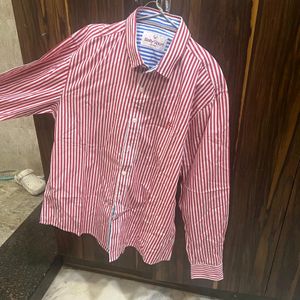 Red And White Line Shirt