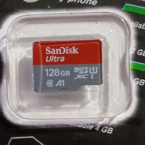 Pack Of 2 New Sandisk 128 Gb Memory Card